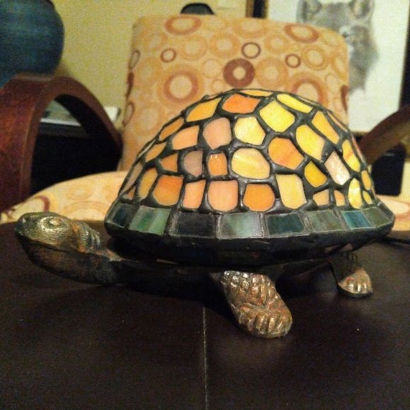 Other - Lamp: Stained Glass Turtle